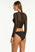 Sea Level Drift Mesh Crop Top